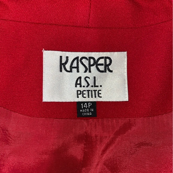 Kasper red coat - Picture 3 of 5